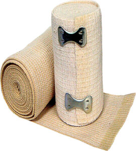Elastic Bandage w/Clip Lock 3"