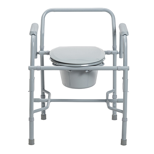 Drop Arm Commode Deluxe-KD Steel - Image 3