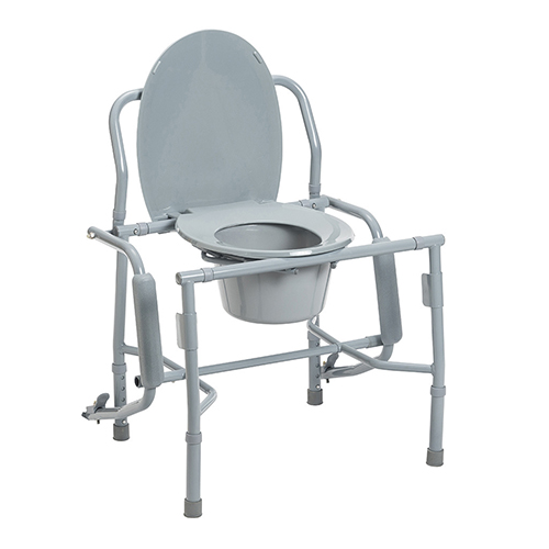 Drop Arm Commode Deluxe-KD Steel - Image 4