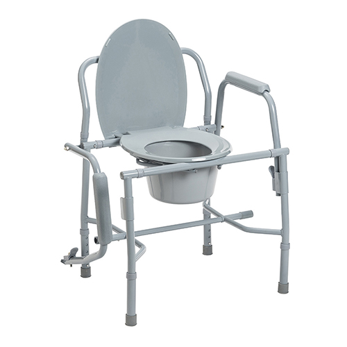 Drop Arm Commode Deluxe-KD Steel - Image 5