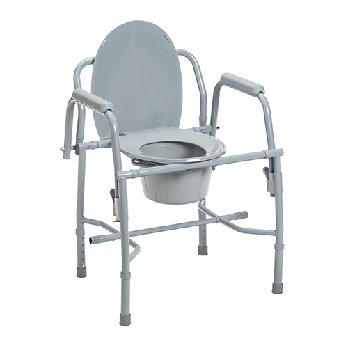 Drop Arm Commode Deluxe-KD Steel - Image 2