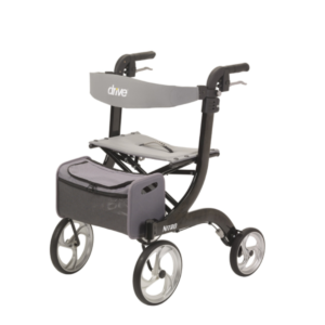 Nitro Rollator, Black with 10" Casters