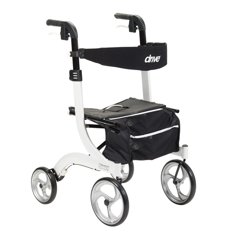 Nitro Rollator, Black with 10" Casters - Image 5
