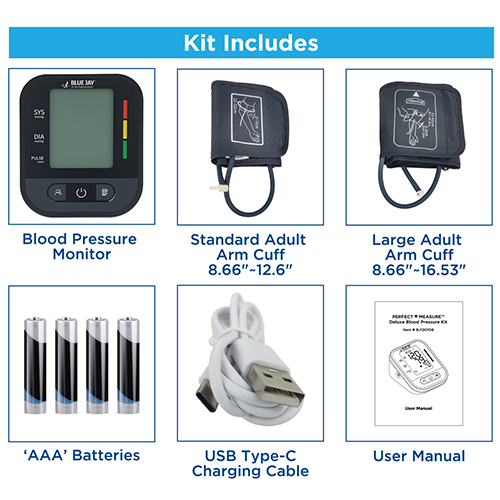Deluxe Perfect Measure Blood Pressure Kit w/2 Cuffs - Image 6