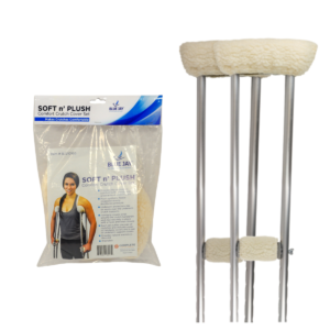 Soft n' Plush Comfort Crutch Fleece Covers Set