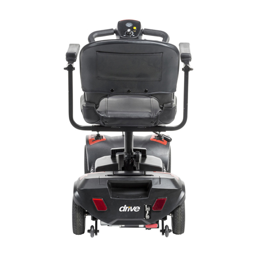 Scout 4 Compact Travel Scooter 4-Wheel, 20AH Batt, Red/Blue - Image 6