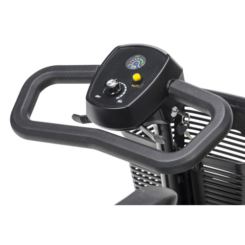 Scout 4 Compact Travel Scooter 4-Wheel, 20AH Batt, Red/Blue - Image 7