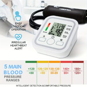 All-in-One Portable Upper Arm Blood Pressure Monitor |